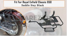 Fit For Royal Enfield Classic 650 Saddle Stay Black - SPAREZO